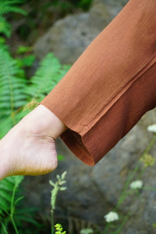 MARİA KETEN PANTOLON TABA